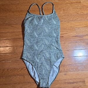 Merona Green Paisley Swimwear